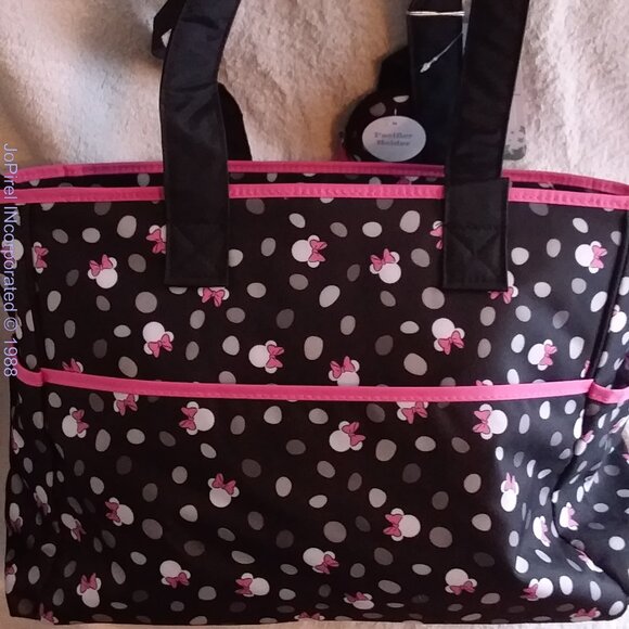 Disney Minnie Mouse Outline Styled Diaper Baby Bag - Picture 2 of 11